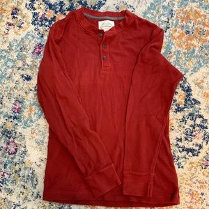 Waffle Knit Henley St John’s Bay Long Sleeve